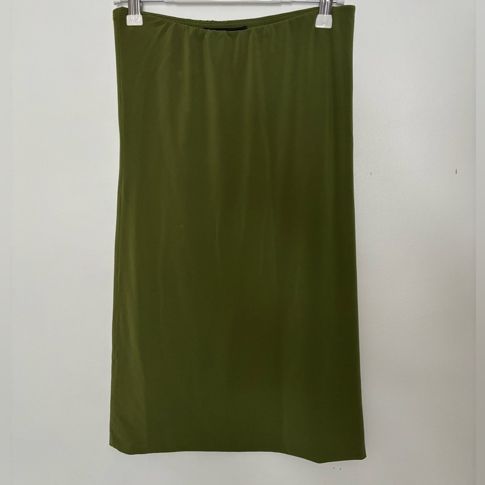 BCBGMaxAzria Olive Pencil Skirt